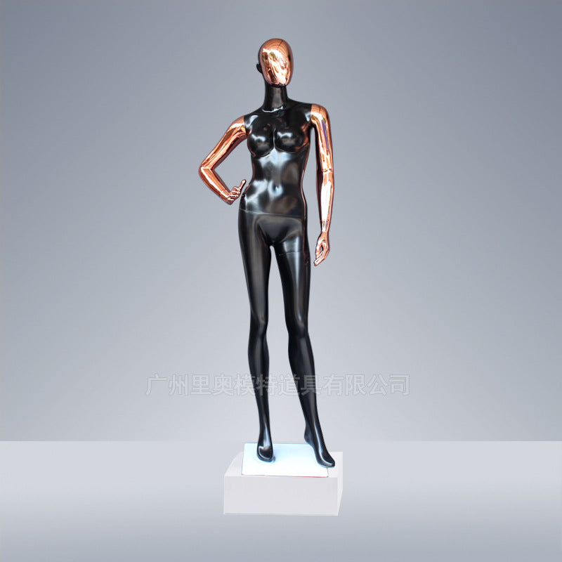 High Quality Factory New Model Chrome Female Mannequin Full Body