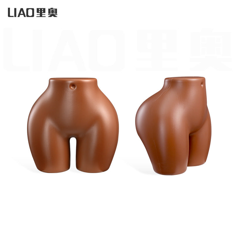 Cheap Plastic Brazilian Female BBL Mannequin Curvy Big Hip Woman Girl Underwear Half Body Form Lingerie Torso
