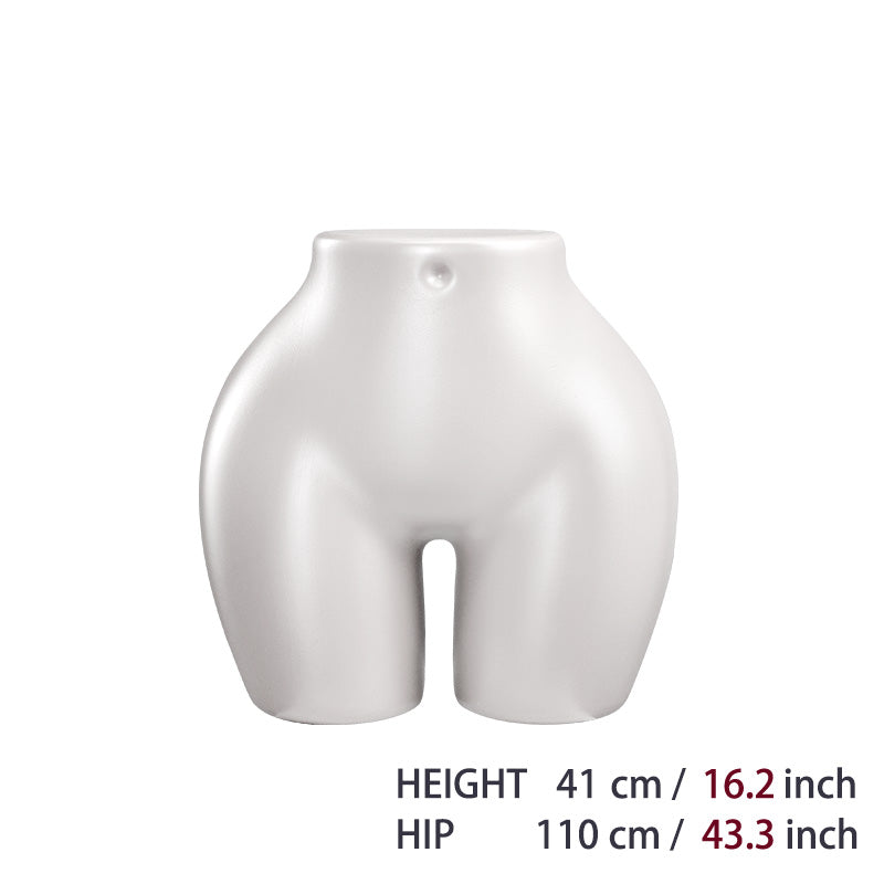 Cheap Plastic Brazilian Female BBL Mannequin Curvy Big Hip Woman Girl Underwear Half Body Form Lingerie Torso
