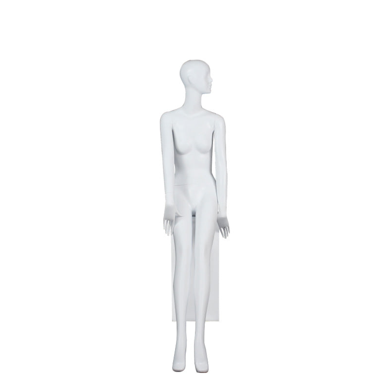 Brand New Fiberglass Matte White Fashion Garment Dummy Female Display Mannequin