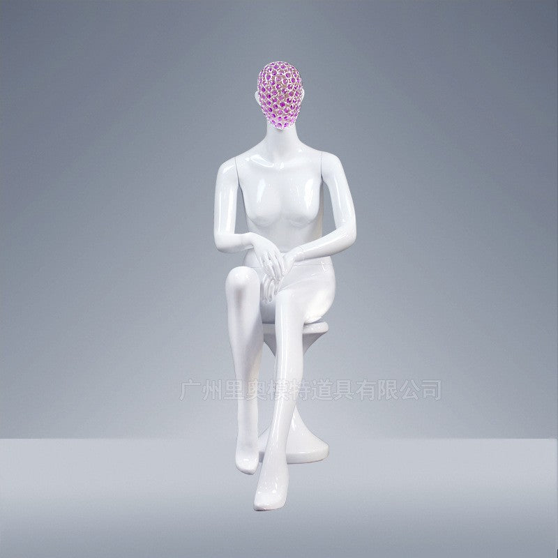 New Design Fashion Diamond Head Female Mannequin Full Body for Window Display