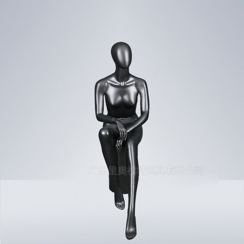 Full Body Black Underwear Female Mannequin Fiberglass Women Dummy for Garments Display