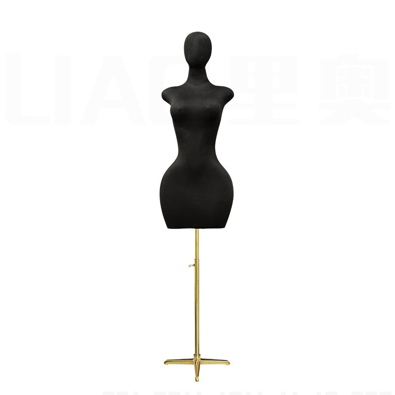 BBL Half Body Curvy Female Mannequin Big Hip Big Boobs Dress Form Female Torso Pinable Foam Mannequin