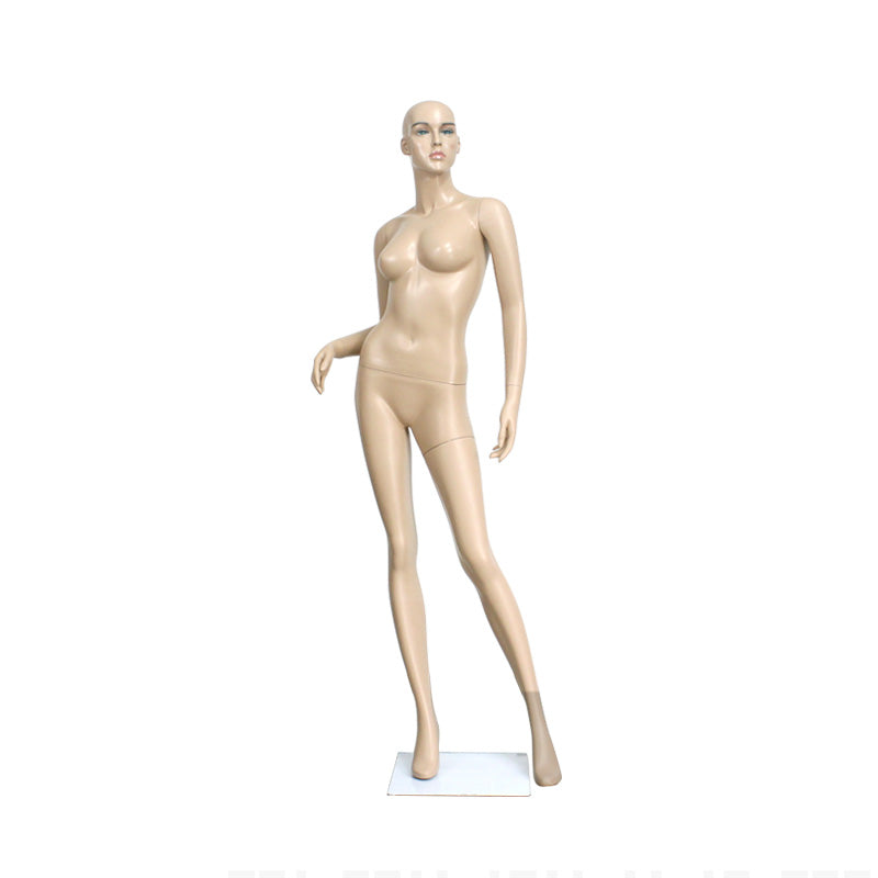 Skin Fiberglass Makeup Sexy Female Mannequin With Stand Women Dummy Garmments Display