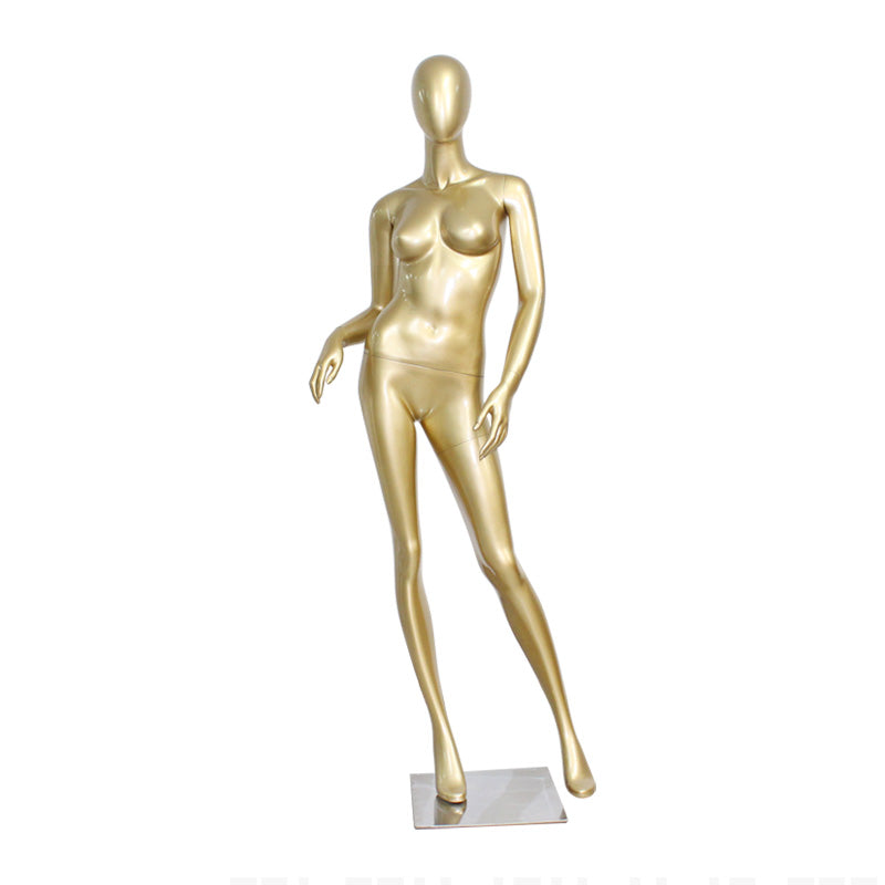 High Quality Golden Underwear Bra Female Mannequin Women Clothing Window Fashion Display
