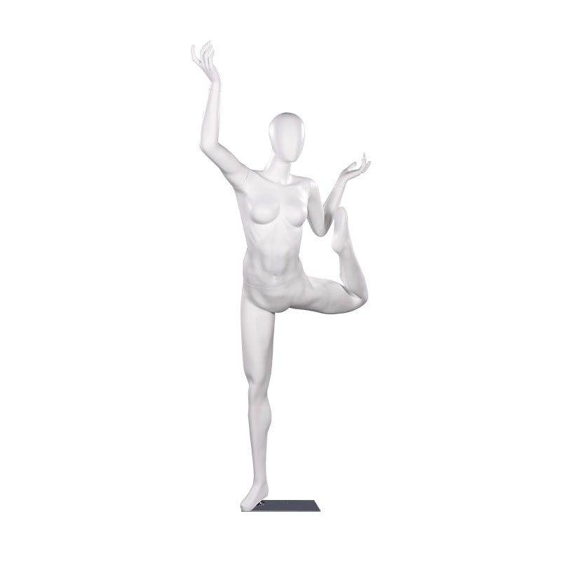 Sports Athlete Mannequin Full Body Female Dummy Yoga Mannequins Factory Directly Supply Window Display