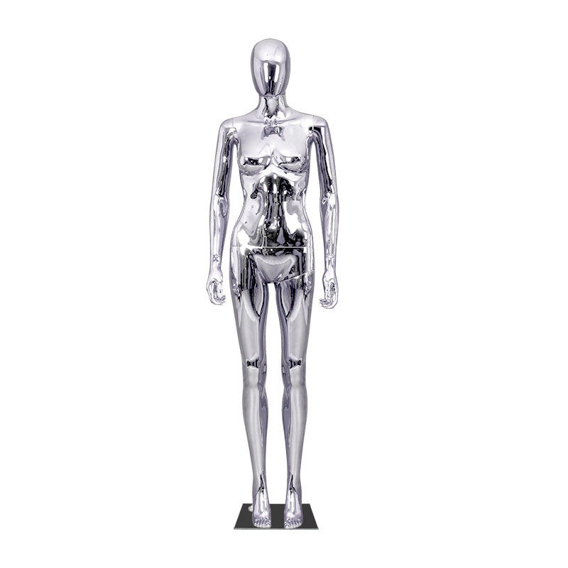 Maniquí de cromo dorado plateado de gran venta para vestido de novia