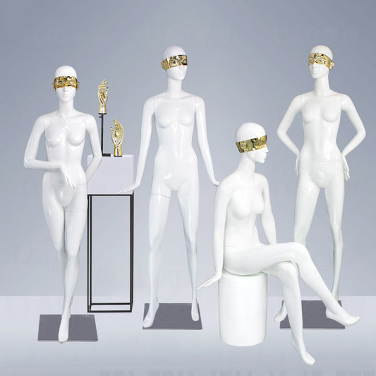 Senior Custom Face Female Dummy European Clothing Female Mannequins Full Body Display Window for Luxury Brand Direct Store