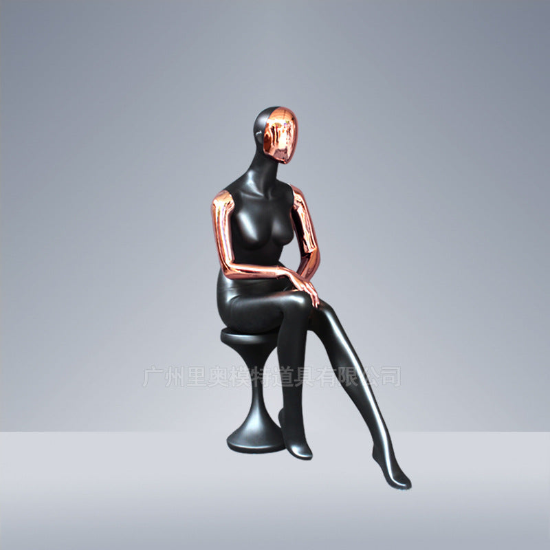 High Quality Factory New Model Chrome Female Mannequin Full Body