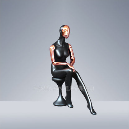 High Quality Factory New Model Chrome Female Mannequin Full Body
