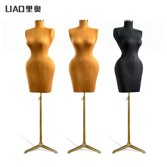 Cheap Wholesale BBL Curvy Female Pinable Mannequin Women Half Body Female Dress Form Plus Size With Big Hip Boobs