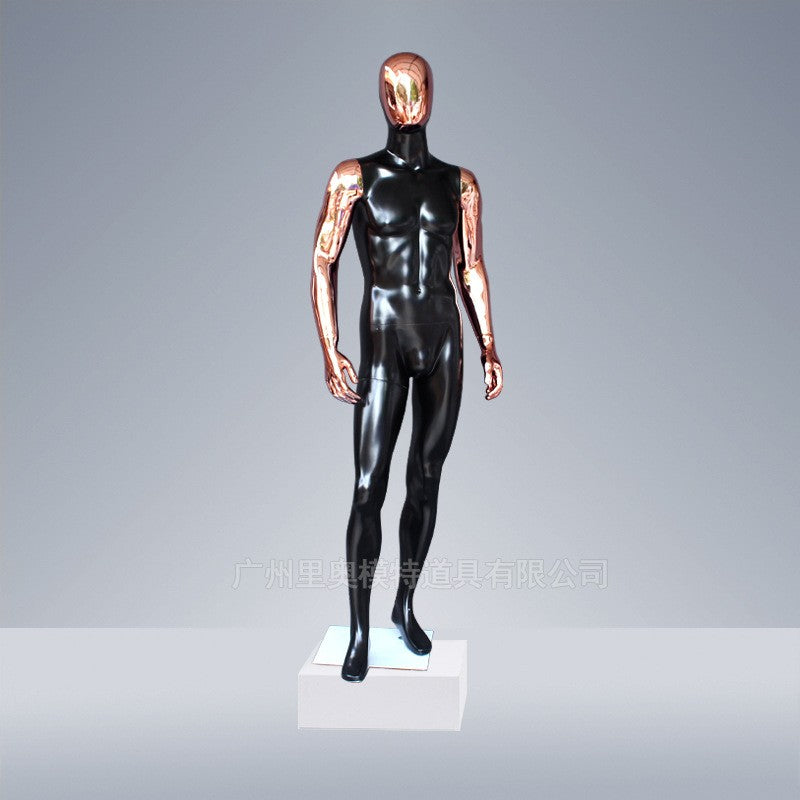 Chrome New Design Garment Men Dummy for Show Window