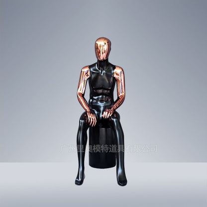 Chrome New Design Garment Men Dummy for Show Window