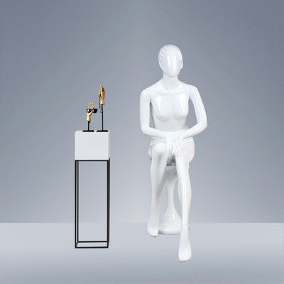 Fashion Display Standing Faceless Abstract Head Adult Mannequin Female Dummy