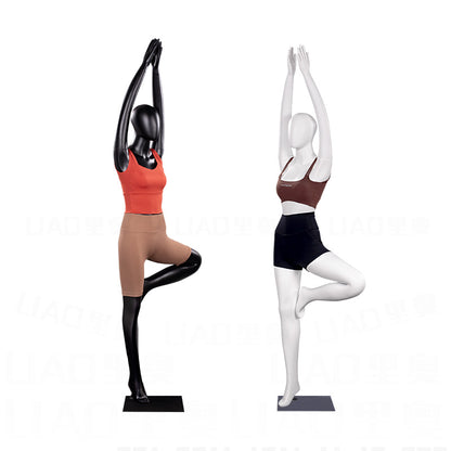Sports Athlete Mannequin Full Body Female Dummy Yoga Mannequins Factory Directly Supply Window Display