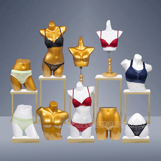 High Quality Fiberglass Lower Body Dummy Female Underwear Bra Mannequin Torso