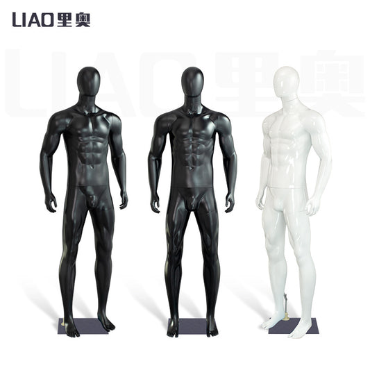 Fashion Clothing Store High-quality Male Boutique Display Plastic Male Mannequin Muscle Man Models Full-body Mannequin Men Dummy
