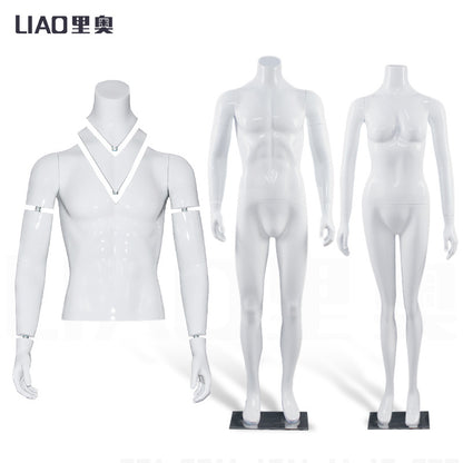 High Quality Adjustable Women Male E-commerce Mannequin Clothing Display Detachable