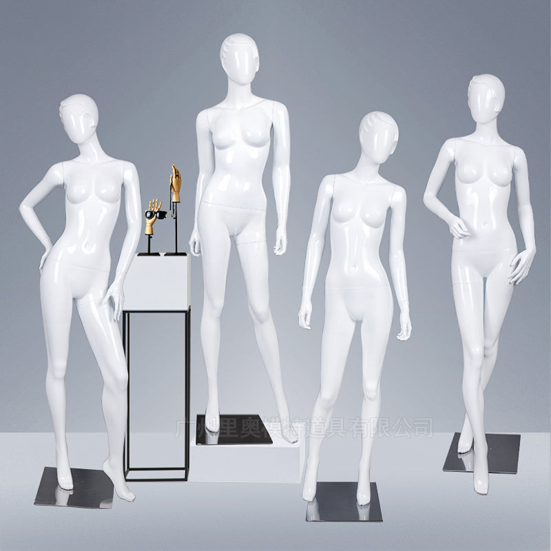 Fashion Display Standing Faceless Abstract Head Adult Mannequin Female Dummy