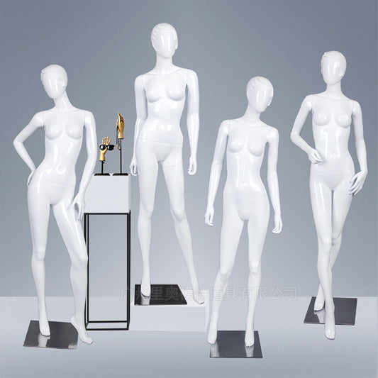 Fashion Display Standing Faceless Abstract Head Adult Mannequin Female Dummy