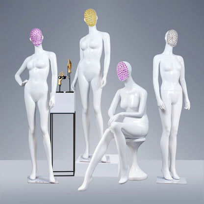 New Design Fashion Diamond Head Female Mannequin Full Body for Window Display