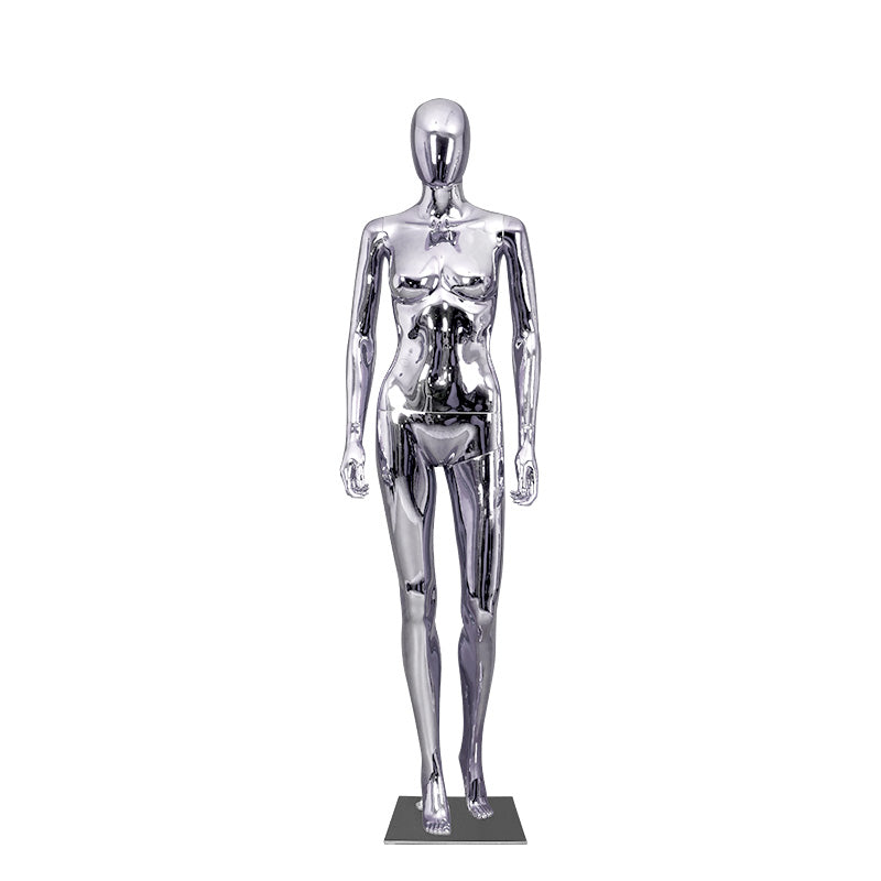 Hot Selling Silvery Golden Chrome Mannequin for Wedding Dress