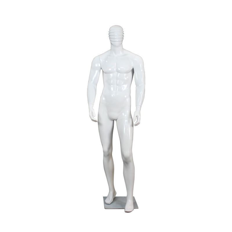High-grade Male Mannequins Full Body Fiberglass Boutique Display Strong Muscle Men Dummy