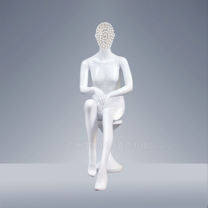 New Design Fashion Diamond Head Female Mannequin Full Body for Window Display