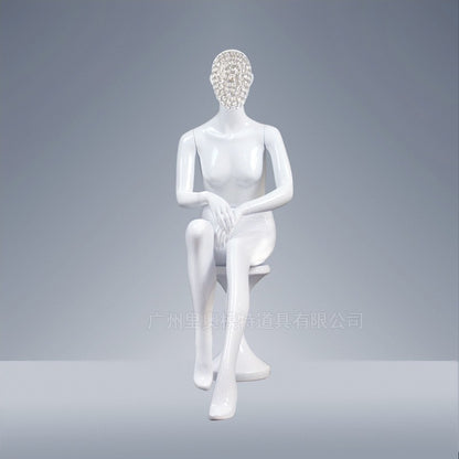 New Design Fashion Diamond Head Female Mannequin Full Body for Window Display