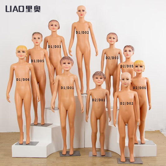 Hot Sales Cheap Makeup Child Plastic Mannequin With Stand