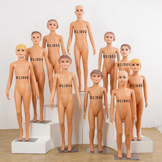 Hot Sales Cheap Makeup Child Plastic Mannequin With Stand