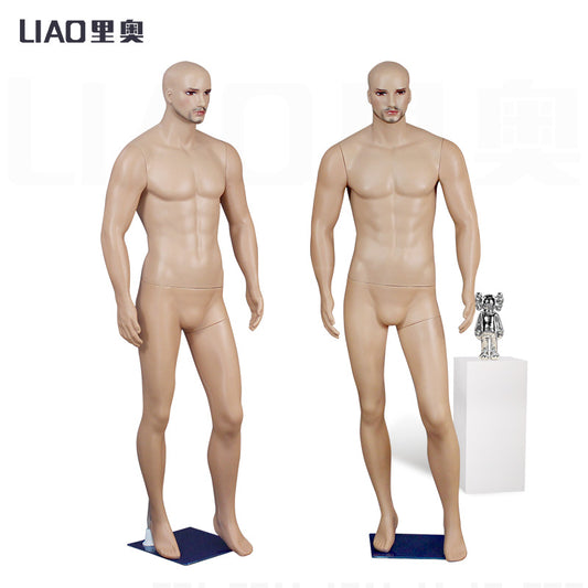 Skin Tone Adult Realistic Male Mannequin Plastic Men Model Boutique Fashion Display Manikins for Sale