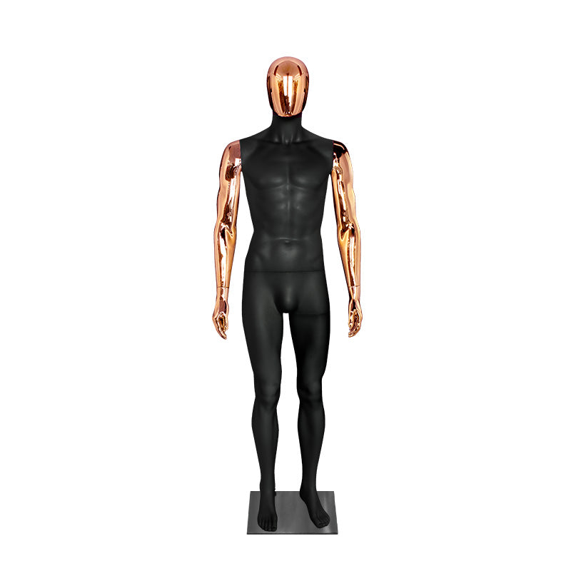 Chrome White Male Full Body Mannequins Man Dummy Boutique Fashion Window Display
