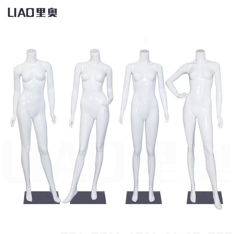 Female Fiberglass Full-body Headless Female Mannequin Clothes Shop Boutique Fashion Display Women Dummy
