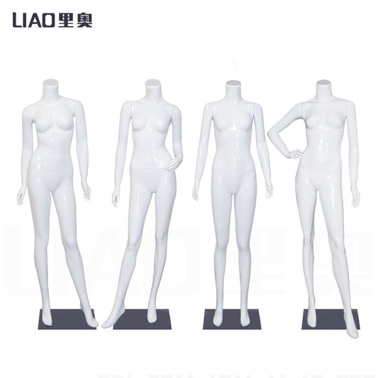 Female Fiberglass Full-body Headless Female Mannequin Clothes Shop Boutique Fashion Display Women Dummy