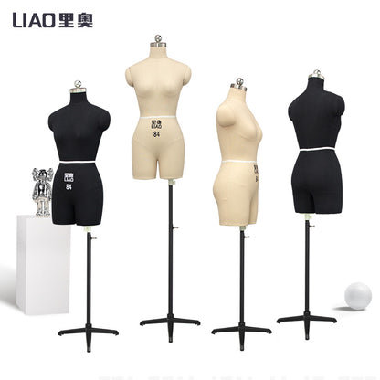 Soft Tailoring Female Mannequins Quality Sewing Half Body Female Torso Foam Mannequin Professional Pin Type Foam Women Dummy