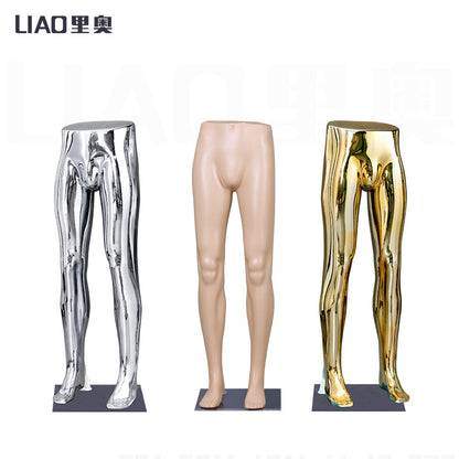 Clothing Store Window Display Men Mannequin Leg Lower Body Cheap Plastic Torso for Pants