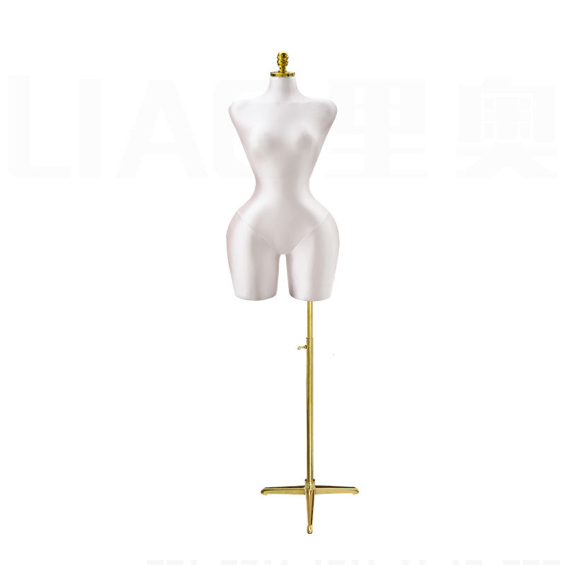 US Stock Female Curvy Mannequins Pinable Half Body Boutique Display Plus Size Torso Dress Foam Doll for Adults Tailor Dummy