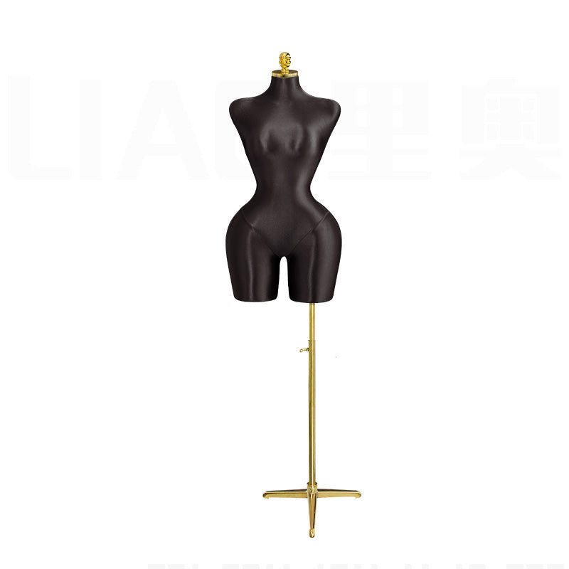 US Stock Female Curvy Mannequins Pinable Half Body Boutique Display Plus Size Torso Dress Foam Doll for Adults Tailor Dummy
