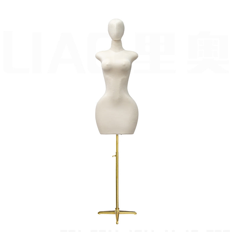 BBL Half Body Curvy Female Mannequin Big Hip Big Boobs Dress Form Female Torso Pinable Foam Mannequin