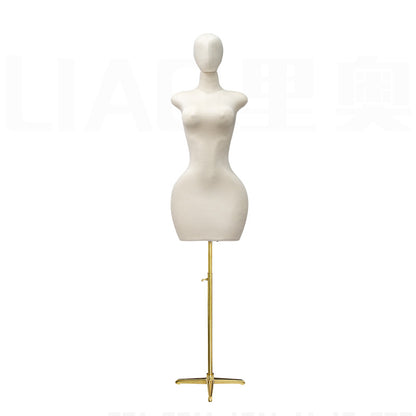 BBL Half Body Curvy Female Mannequin Big Hip Big Boobs Dress Form Female Torso Pinable Foam Mannequin