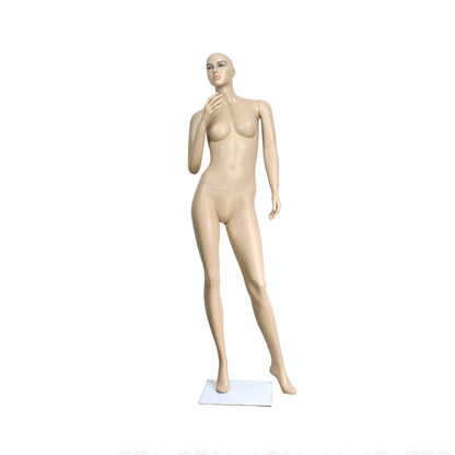 Skin Fiberglass Makeup Sexy Female Mannequin With Stand Women Dummy Garmments Display
