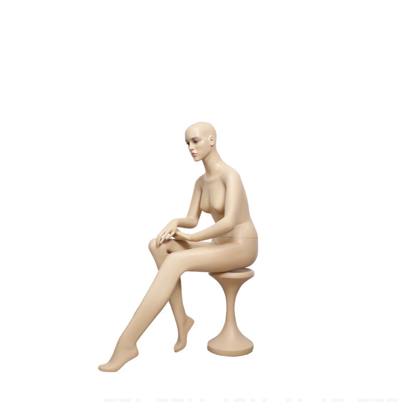 Skin Fiberglass Makeup Sexy Female Mannequin With Stand Women Dummy Garmments Display