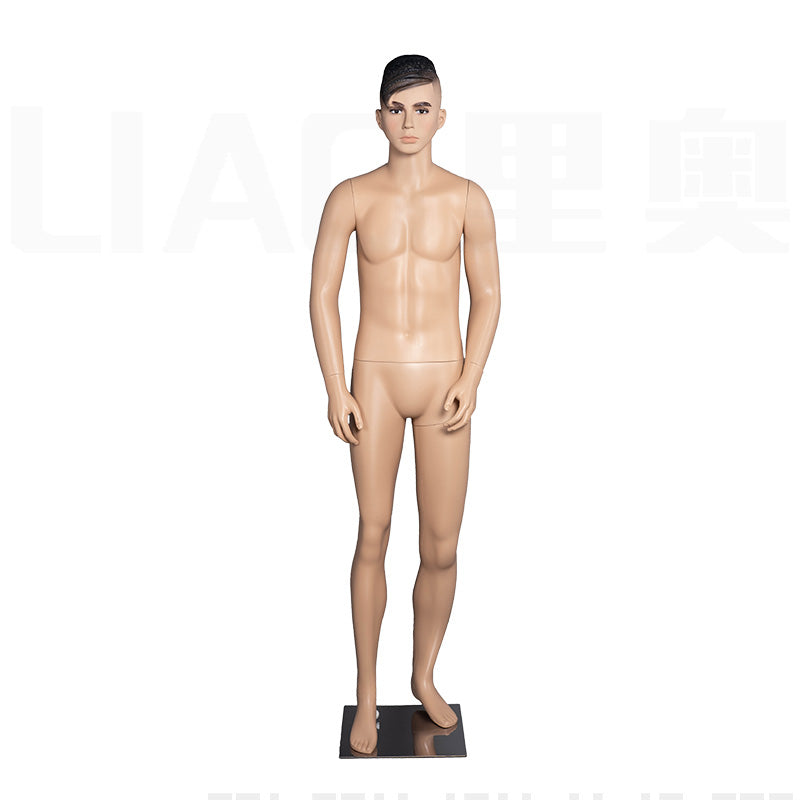 Realistic Male Mannequin Hot Sale Plastic Full Body Male Mannequin for Clothes Boutique Display