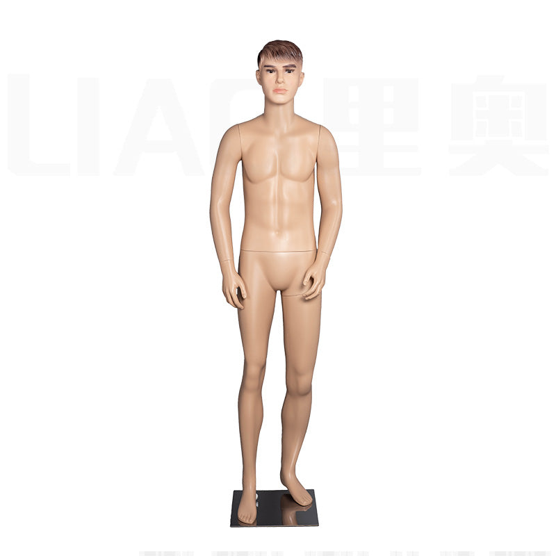Realistic Male Mannequin Hot Sale Plastic Full Body Male Mannequin for Clothes Boutique Display