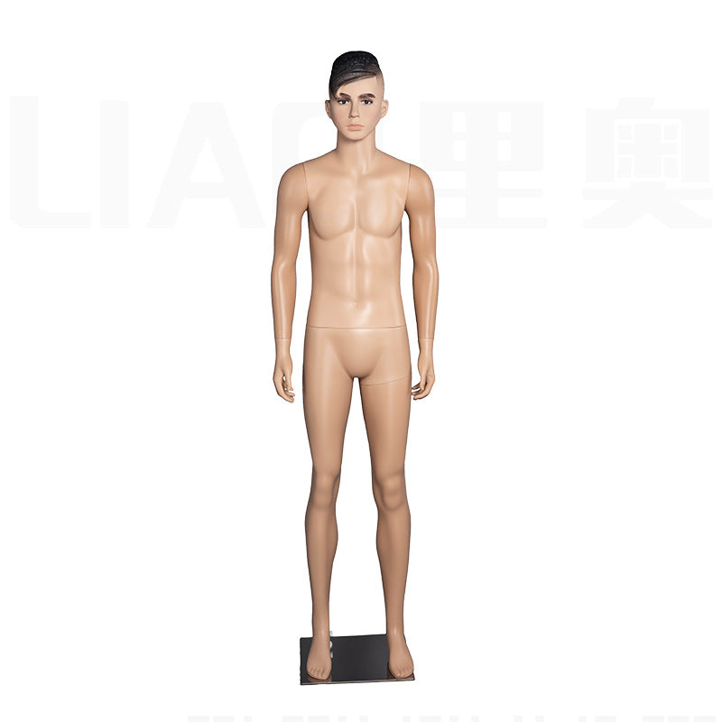 Realistic Male Mannequin Hot Sale Plastic Full Body Male Mannequin for Clothes Boutique Display
