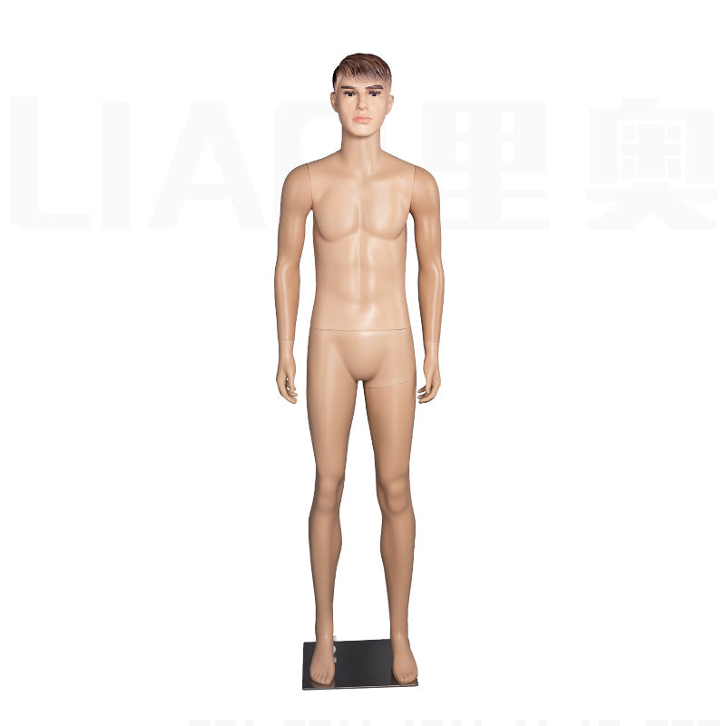 Realistic Male Mannequin Hot Sale Plastic Full Body Male Mannequin for Clothes Boutique Display