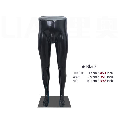 Clothing Store Window Display Men Mannequin Leg Lower Body Cheap Plastic Torso for Pants