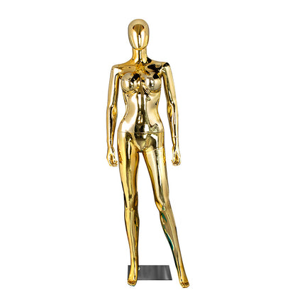 New Arrival for 2025 Factory Women Model Latin America Underwear Clothing Chrome Female Mannequin Windows Display