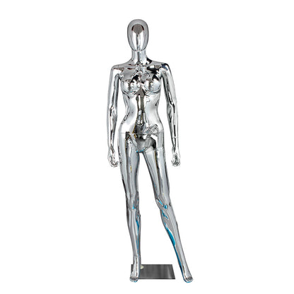 New Arrival for 2025 Factory Women Model Latin America Underwear Clothing Chrome Female Mannequin Windows Display